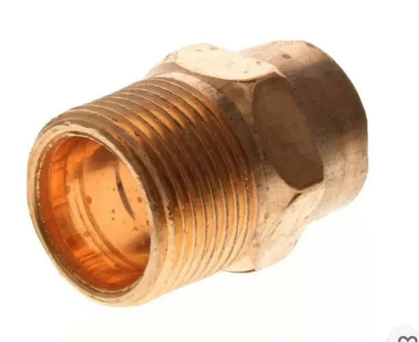 1/2” NOM C x 1/2” MNPT Copper Adapter Male