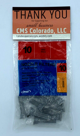 OEM Orbit Nozzle Filters 10-Pack Replaces Female Thread Nozzle Filters New