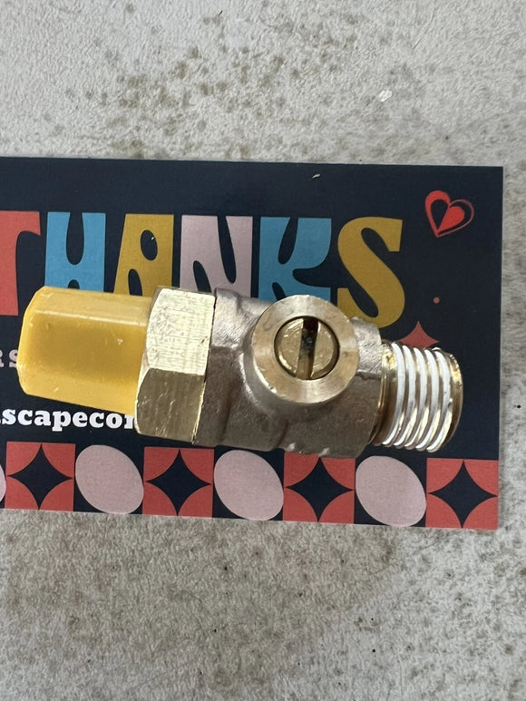 5-Pack LF Ball Valve Test Cocks, 1/4" Flare x 1/4" Male NPT