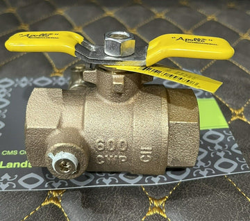 OEM Apollo Combraco 1" Bronze Tapped Ball Valve for PVB4A Sprinkler Vacuum Break