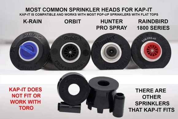 Kap-It KAP-10 1.5" Head & Nozzle Extender Pop-Up Sprinkler Riser 10-Pack