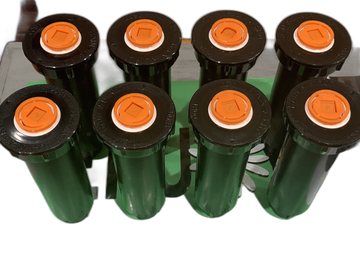 8X - Rain Bird 1804 Spray Head No Nozzle - Pofessaional Sprinkler Spray Body