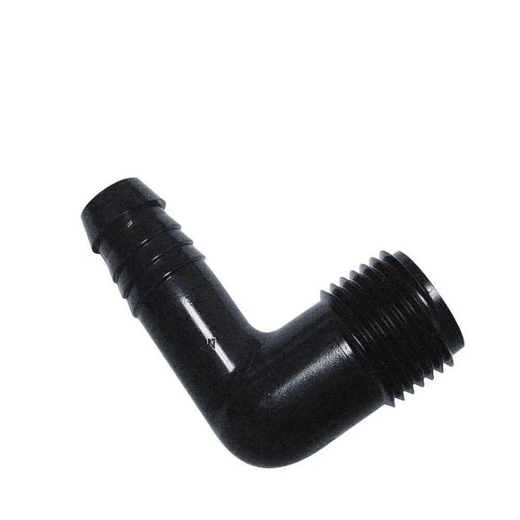 1/2" Male X 1/2" - Barb Irrigation Elbow for Rain Bird Swing Hose - (10) Pack