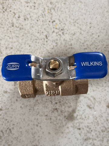 Wilkin 1/2" Full Port Tapped Test Port Ball Valve PVB Backflow 1/2 Inch OEM