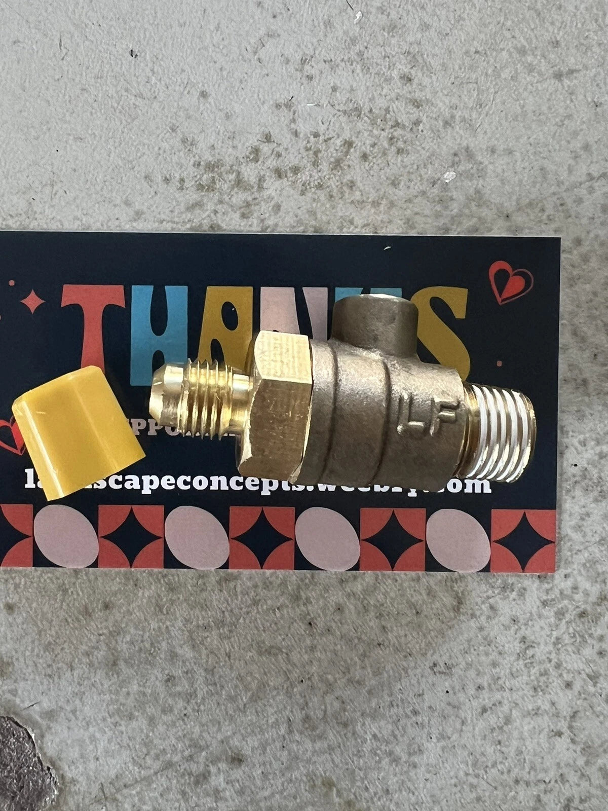 5-Pack LF Ball Valve Test Cocks, 1/4" Flare x 1/4" Male NPT