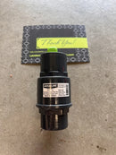 1” Inch Gray Plastic PVBL-100 Threaded FIP PVC Ball Valve Brass Stem Irrigation-2