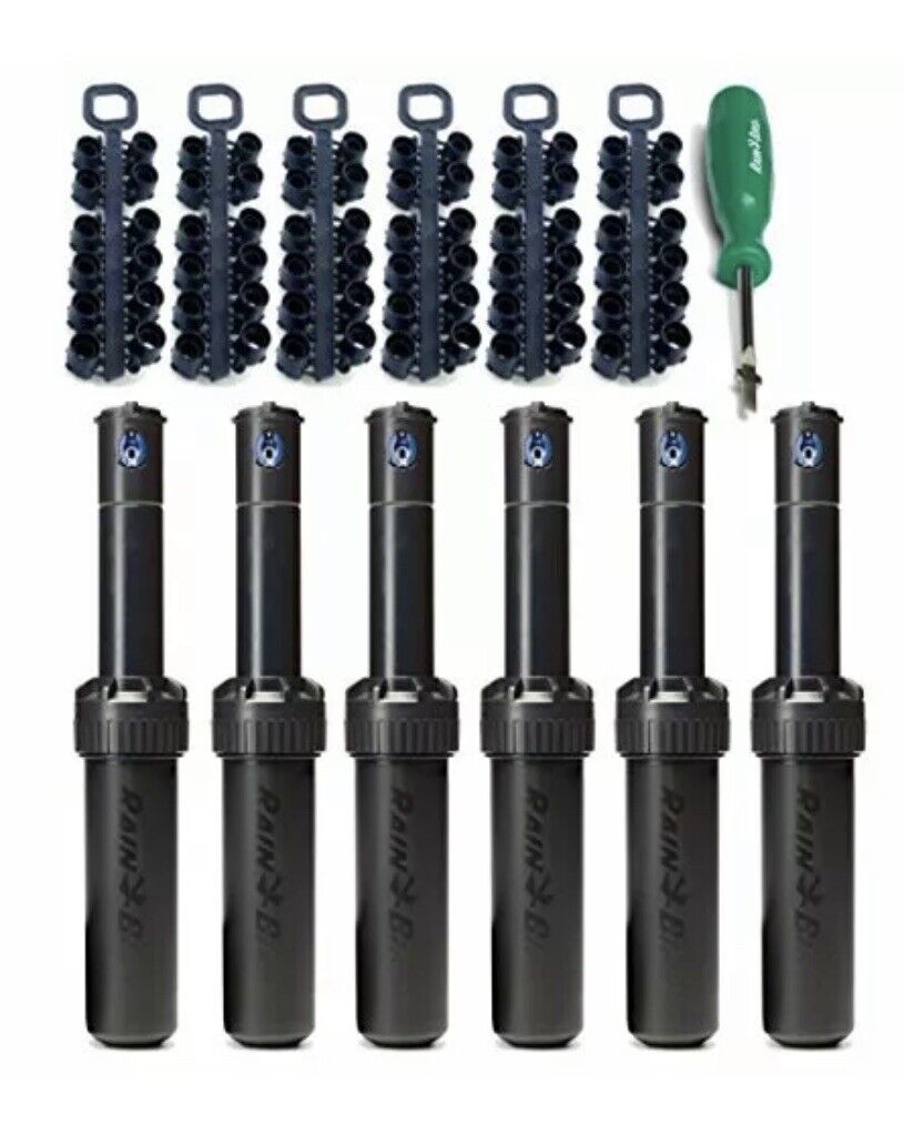 5000 Series Rotor Sprinkler Heads Bundle w/ Nozzles & Adjustment Tool (6 PACK)