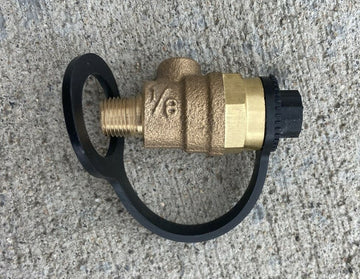 Wilkins Replacement 1/8" x 1/4" NPT Test Cock - Backflow PVB DCA RPZ w Dust Cap