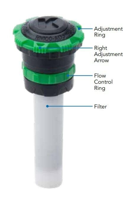 K-Rain Rotary Nozzle-Arc Adjustable 90-270 or 360 Range:13'-30' (Select Model) - 0