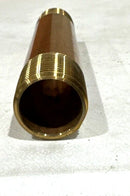 Proline Mueller Brass Pipe Nipple 3/4" MPT x 6" Straight Adapter Fitting-1