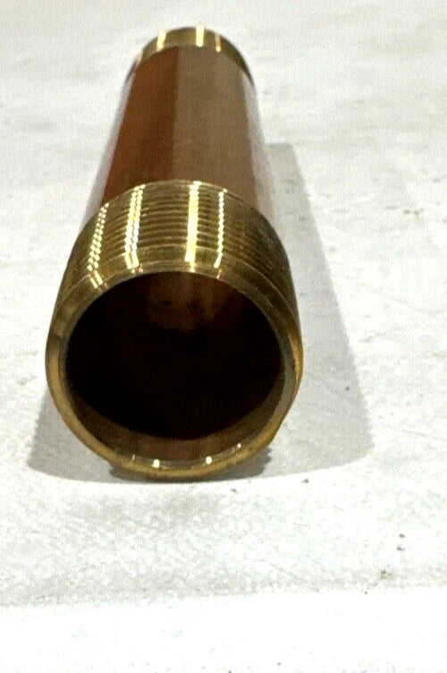 Proline Mueller Brass Pipe Nipple 3/4" MPT x 6" Straight Adapter Fitting