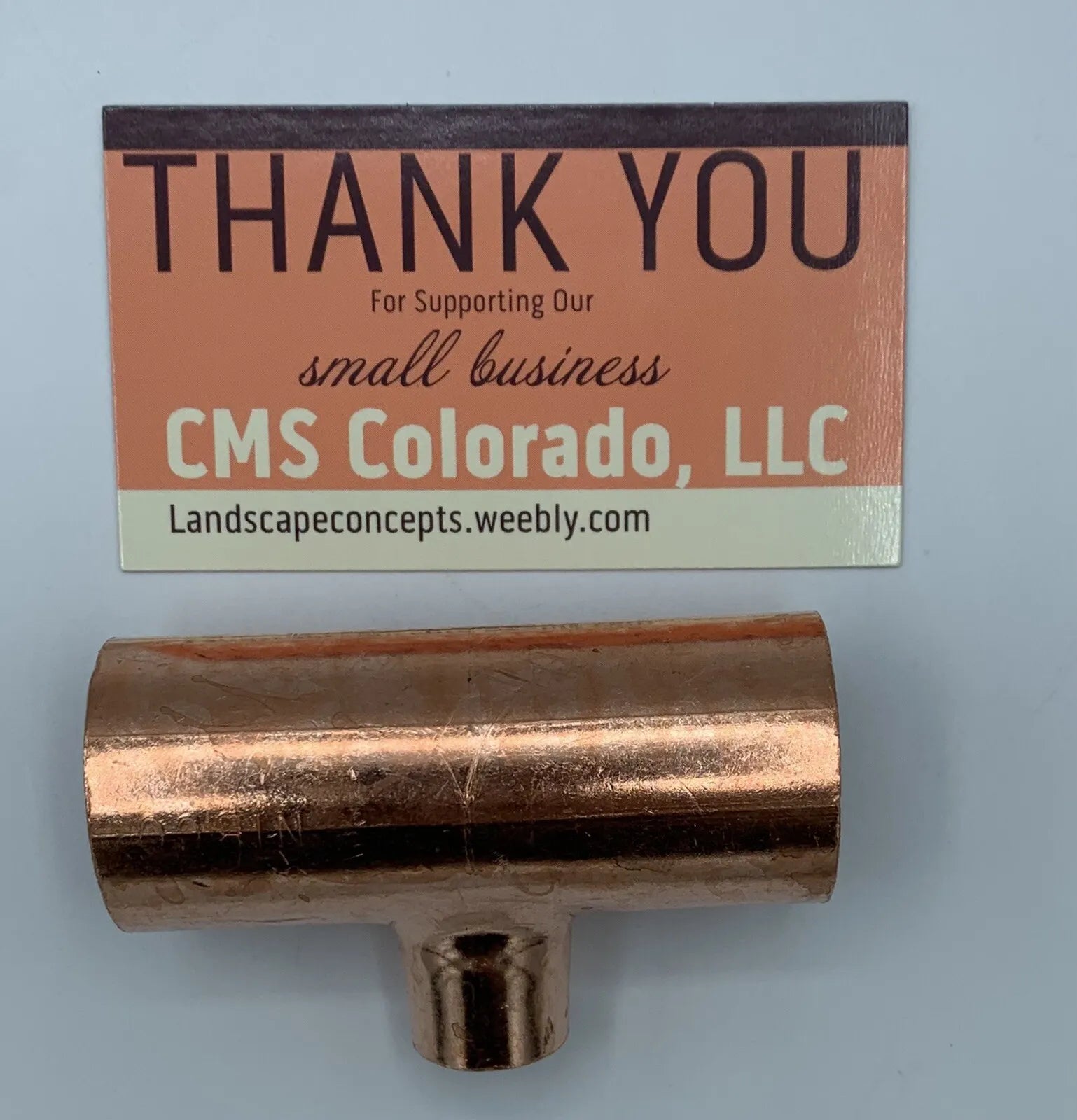 1" x 1" x 1/2" NOM C Copper Reducing Tee Sweat Fitting 1 x 1 x 1/2 Inch