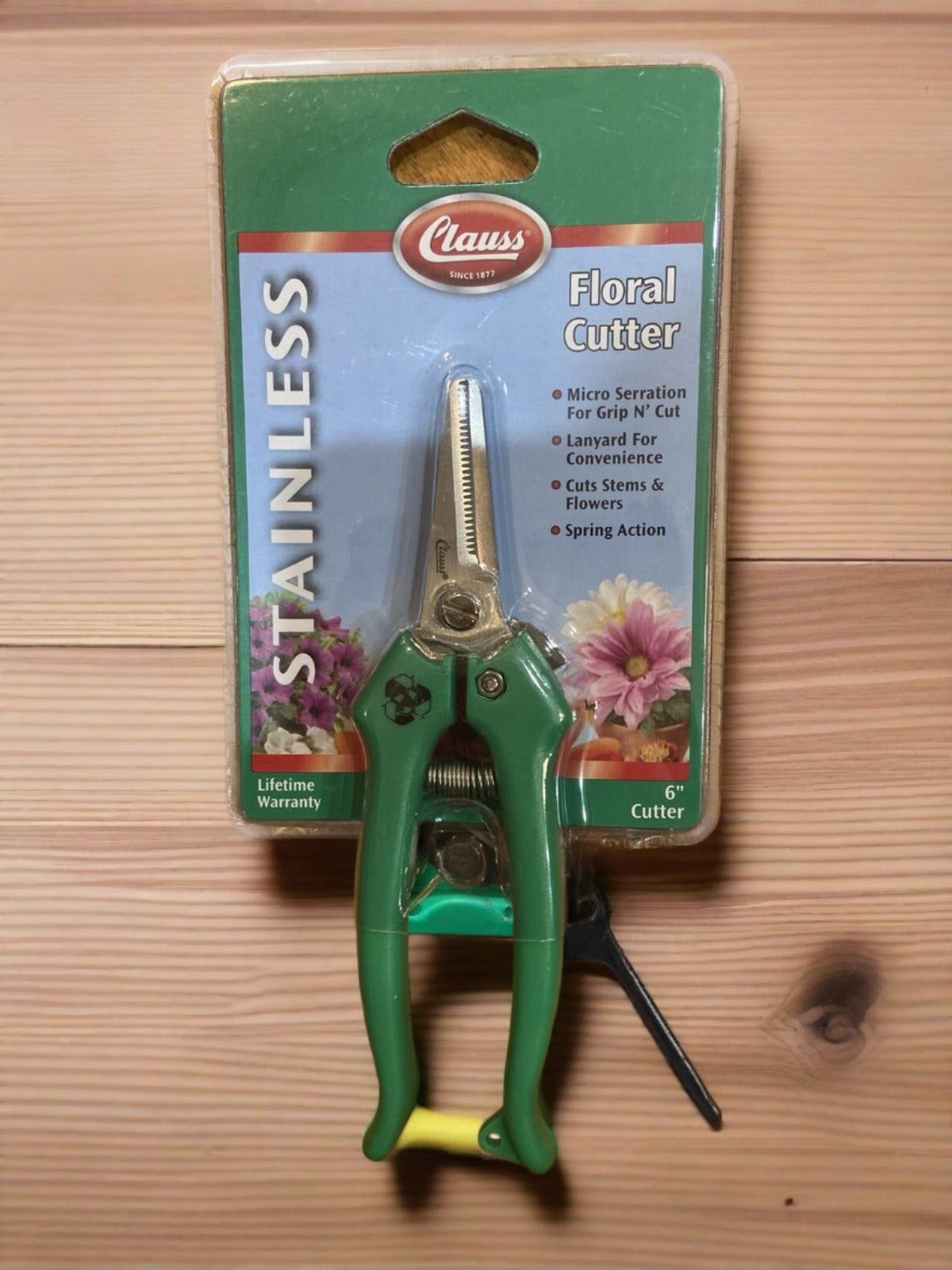 Clauss Pruners - Floral Cutter - 2-1/4" L - Stainless Steel - True Professional