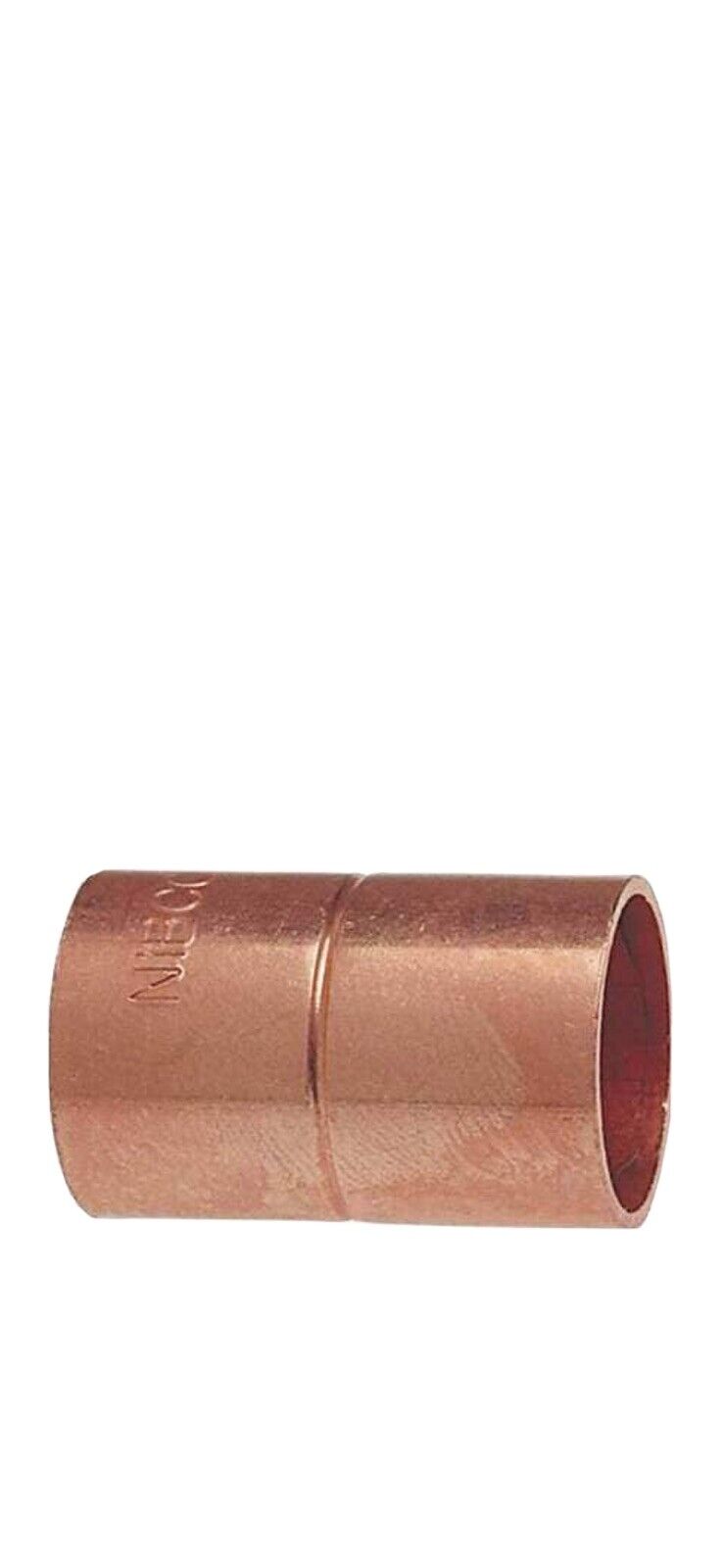 3/4" NOM C Copper Coupling with Stop