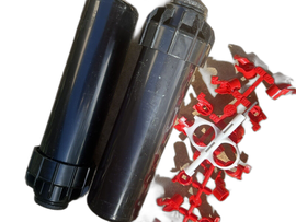 2X Hunter PGJ 04 4" Pop-Up Professional 18'-25' Gear Drive Rotor w Nozzle & Key