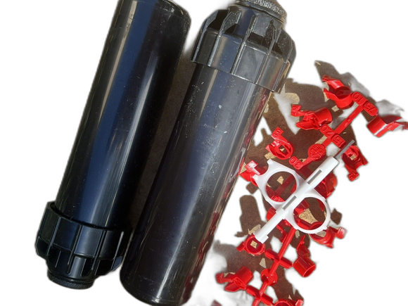 2X Hunter PGJ 04 4" Pop-Up Professional 18'-25' Gear Drive Rotor w Nozzle & Key