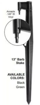 Micro Jet Sprinkler Stake Assembly - 13" X 24" Irrigation Landscape - 5 Pack-3
