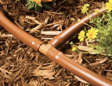 25-PACK 1/2" MPT Drip Tubing Barb Adapter TEE (1/2" Tee x 17mm .600 ID) Dripline - 0