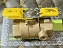 OEM Apollo Combraco 1" Bronze Tapped Ball Valve for PVB4A Sprinkler Vacuum Break