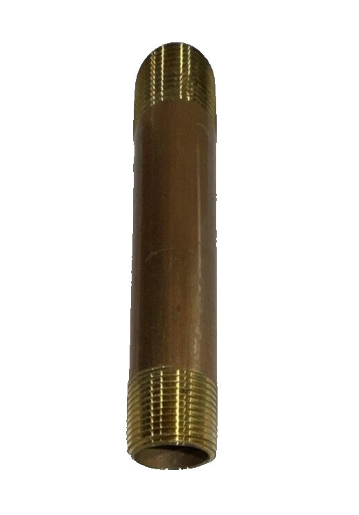 Proline Mueller Brass Pipe Nipple 3/4" MPT x 6" Straight Adapter Fitting