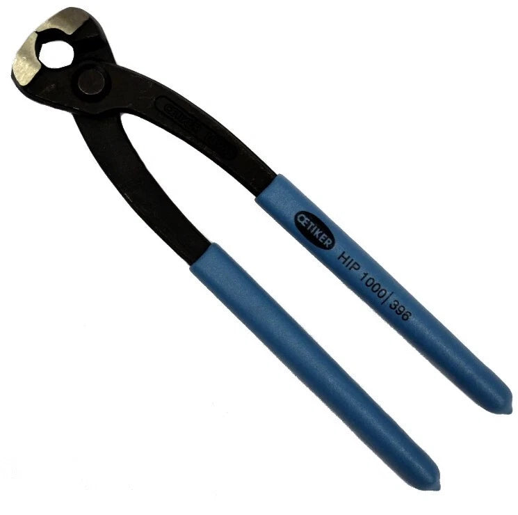 Oetiker Standard Jaw Pinchers for Ear Clamps, Forged Steel, 8 7/8" in. Length, Blue, Black - 0