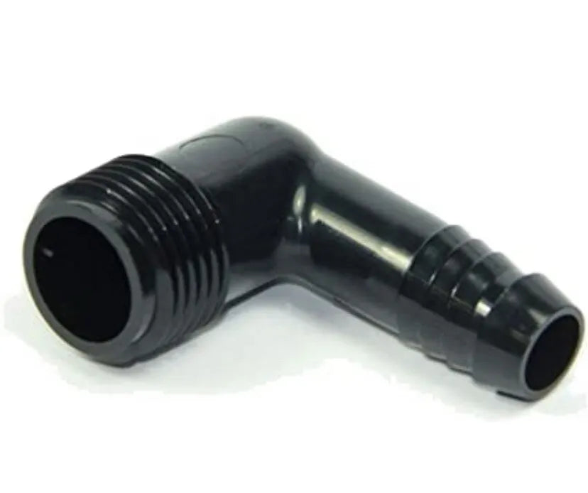 1/2" Male X 1/2" - Barb Irrigation Elbow for Rain Bird Swing Hose - (10) Pack