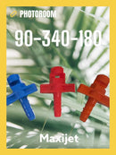 Maxijet Green Drip Irrigation Stake Assembly 30"+2" Green Vinyl Barb w Shut Off-2