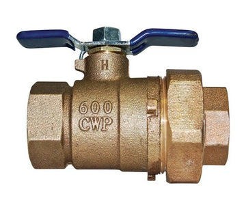 OEM Watts Febco 1" FPT x 1in FPT IPS Quarter Turn Union Ball Valve Bronze PVB