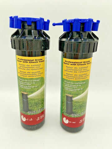 2 Pack - Rain Bird 32SA Pop-Up Rotor Sprinkler BRAND NEW w Nozzle Rack & Tool - 0