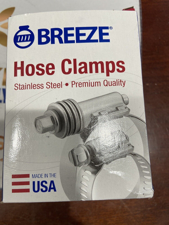 breeze hose Premium Quality clamps 10 Pack