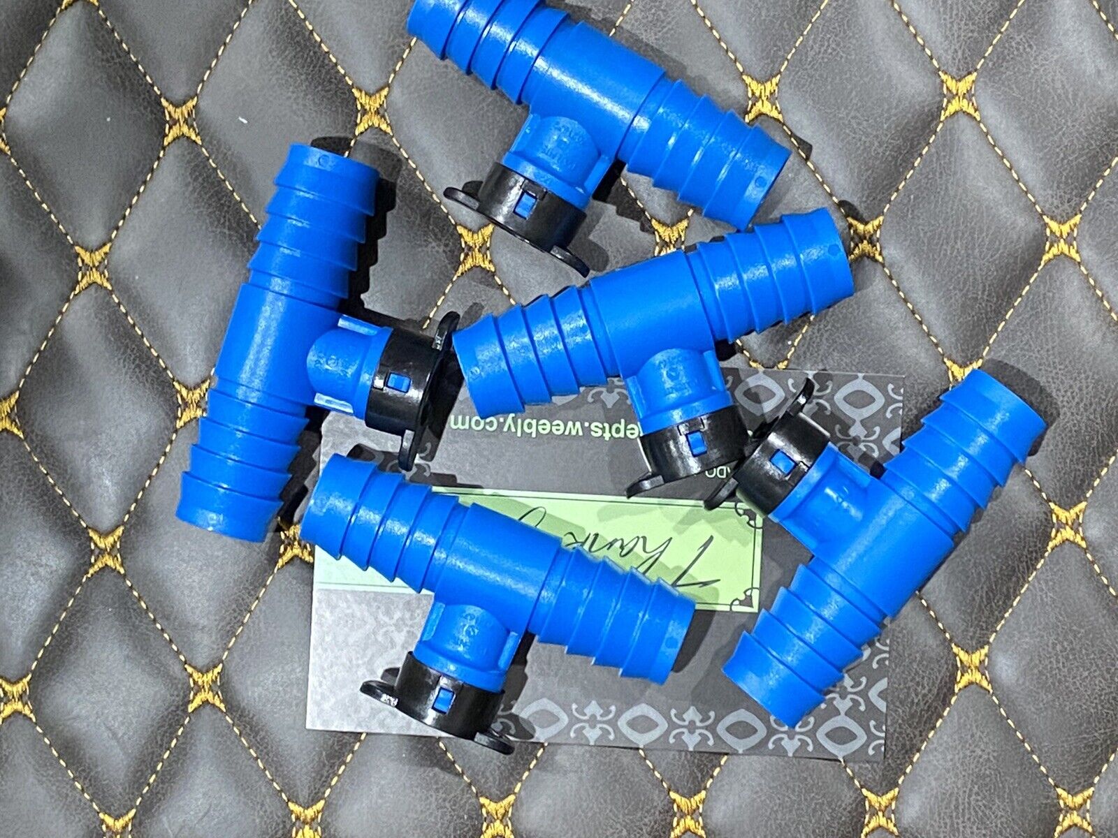 5X Hydro-Rain Blu-Lock Barbed Adapter Tee-Size:1" Barbed x 1/2" BL Swing - 0