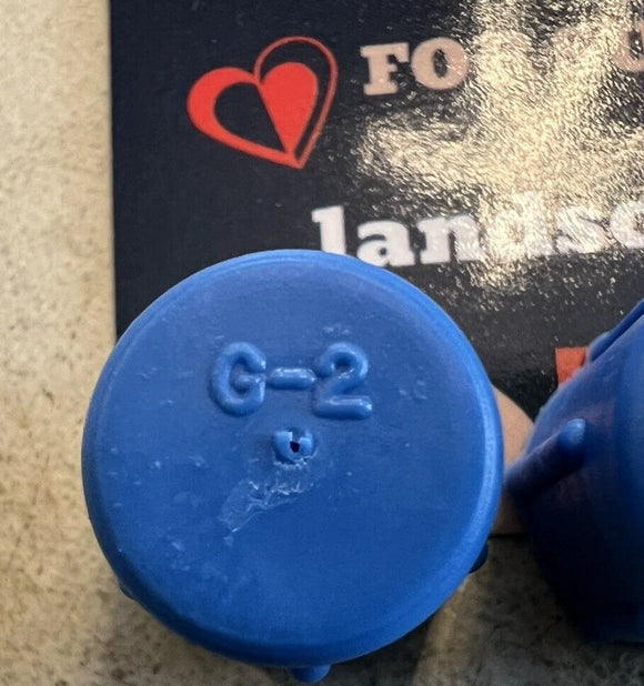 5-Pack Test Cock Dust Caps, G-2 1/4" Flare Fittings (Compatible with Wilkins, Watts, Febco)