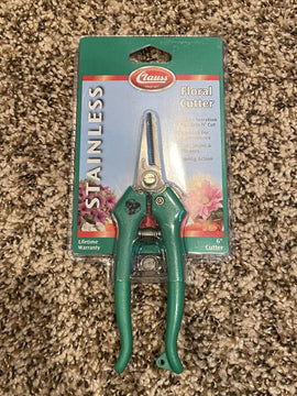 Clauss 6" Stainless Floral Cutter - w/Lanyard - True Professional Trimer