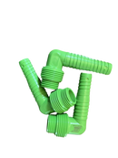 3X Universal 1/2" - 3/4” MPT x 3/8 - 1/2" Barb Irrigation 90 Deg Elbow Sprinkler-1