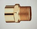 EPC 104R 3/8” x 1/2” NPT  copper Male Adapter plumbing (5pck)-1