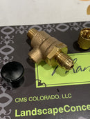 OEM Febco 1/8" Male Thread X 1/4" Male Cock Backflow W Brass Dust Caps Universal-5