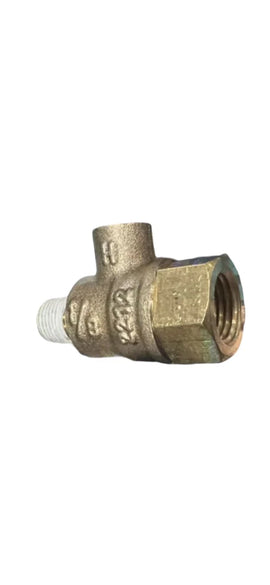 5-Pack 1/8" Male Thread x 1/4" Female Test Cocks (Fits Backflow Assemblies: Wilkins, Febco, etc.) - 0