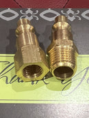 2 Pcs Sprinkler Test Cock Fitting Apollo Vacuum Breaker Backflow Preventer 1/4"-2