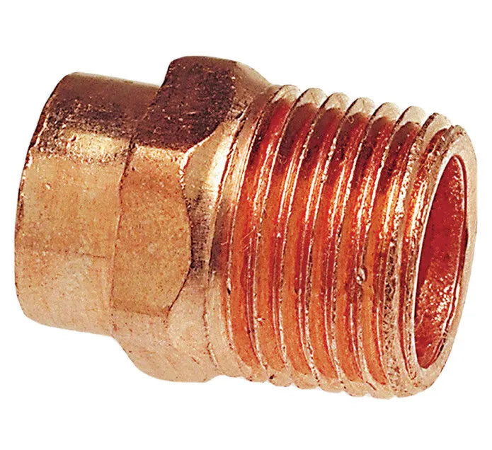 1” NOM C x 1” MNPT Copper Adapter