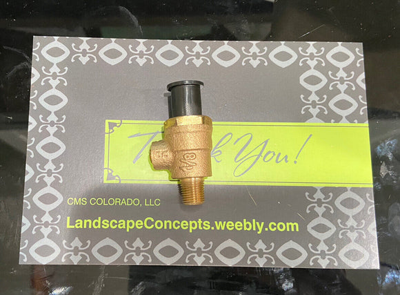 OEM Febco 1/8" Male Thread X 1/4" Male Air Test Cock Backflow W Dust Cap 5 Pack