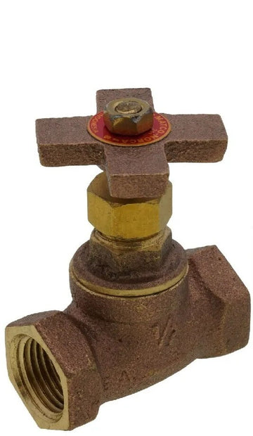 Irrigation 3/4" Gate Threaded Stop Valve for Manifold Drain Sprinkler Box Brass