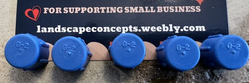5-Pack Test Cock Dust Caps, G-2 1/4" Flare Fittings (Compatible with Wilkins, Watts, Febco) - 0