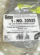 Oatey 33925 Plastic Strap, Bagged, 3/4-Inch x 25-Feet - Pro Plumbing Strapping-1