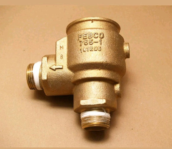 NEW OEM FEBCO 765 1" BRASS BODY ASSEMBLY FOR PRESSURE VACUUM BREAKER PVB
