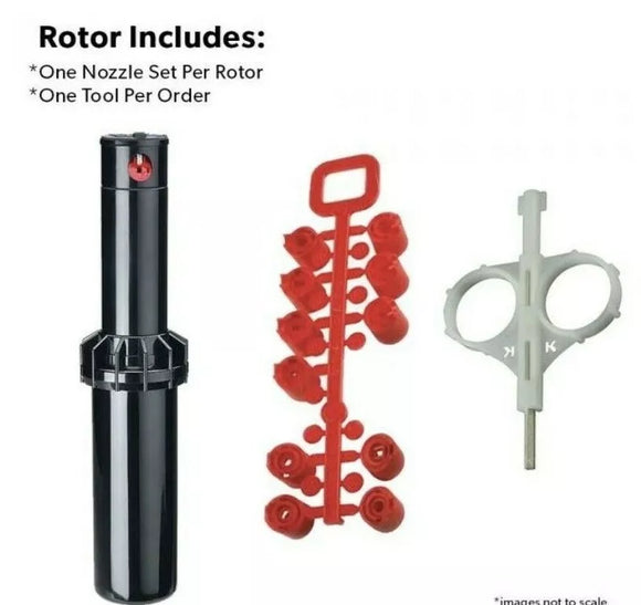 K-Rain RPS 75 Rotor 4in RPS75 3/4 Inlet 40-360 Degrees Pop Up Sprinkler No CV