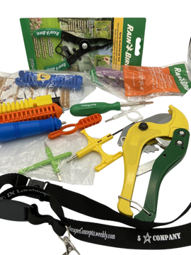 Total Landscape Pro Sprinkler & Drip Irrigation Tool Kit w/ Lanyard 12pc