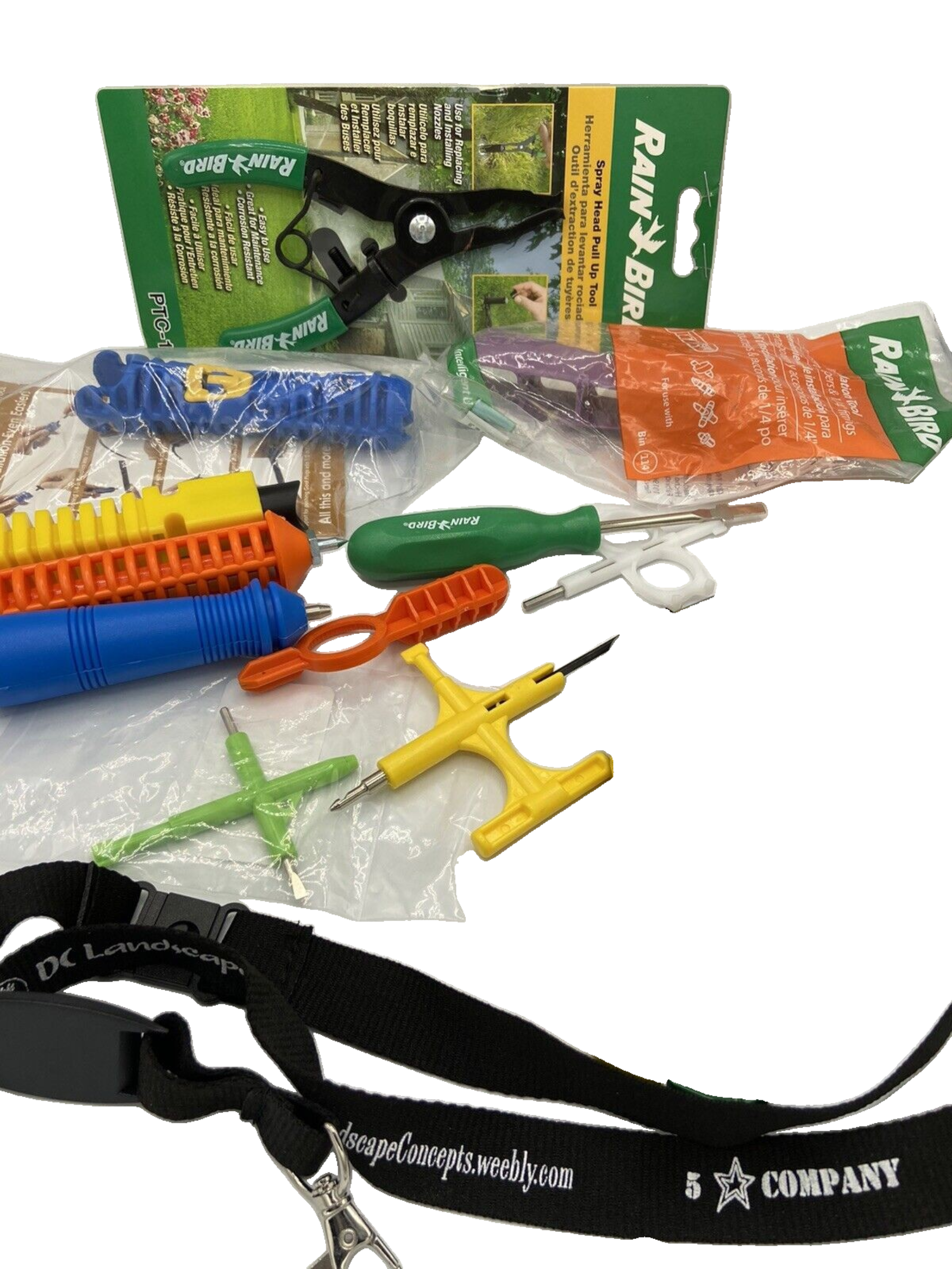 Variety Landscape Pro Key Irrigation Tool Kit w/ Lanyard Adjustment Tools PRO