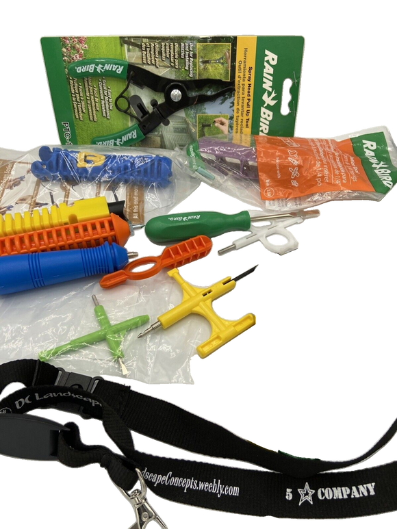 Variety Landscape Pro Key Irrigation Tool Kit w/ Lanyard Adjustment Tools PRO