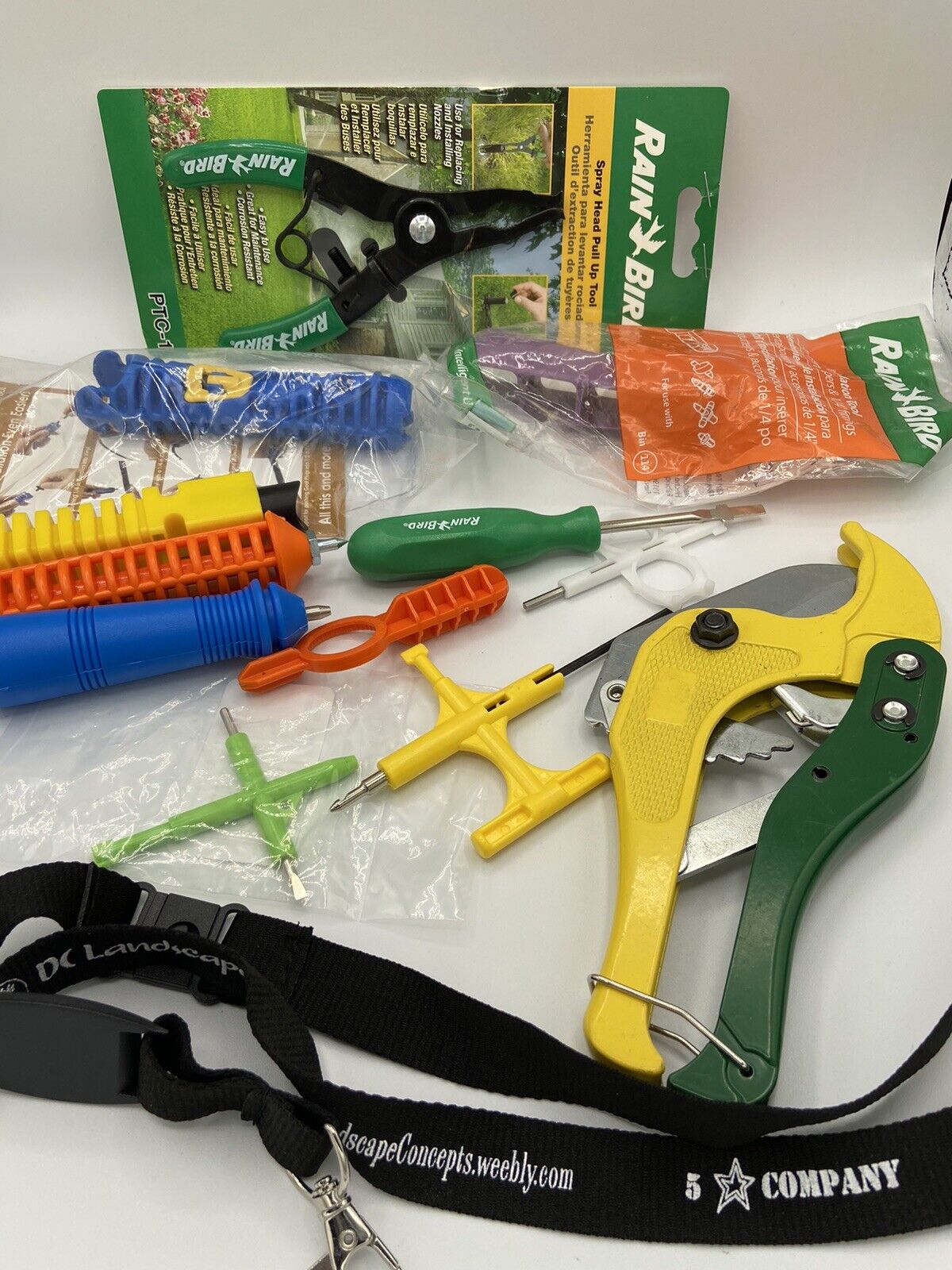 Total Landscape Pro Sprinkler & Drip Irrigation Tool Kit w/ Lanyard 12pc