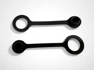 2-Pack OEM Universal Male Test Cock Dust Caps, Fits Irrigation RPZ (Reduced Pressure Zone) Assemblies